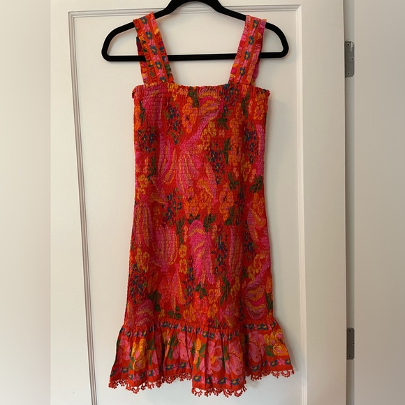 Farm Rio Red Spring Bananas Mini Dress - Picture 5 of 9